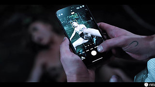 Asian Slut Gangbang - Japanese Girl with Big Tits Gets Used Like a Fuckdoll in the Woods Freeze Fetish