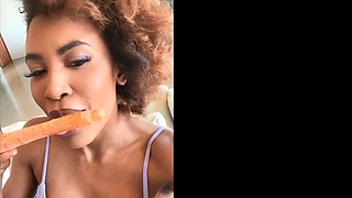 Incredible ebony horny pornstar sex emotional story
