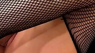 A redhead cleaning lady fucks an old guy at rehearsal work