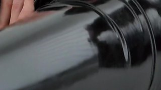 Big Boob Rubber Patient Masturbating in the Clinic