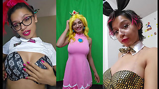 Goddess Rarity Cosplays as Peach to Give You a JOI