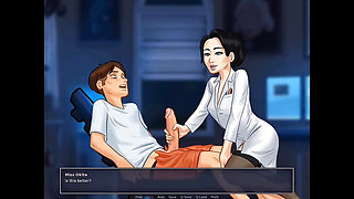 Busty Milf Stepmom riding stepson - Summertime Saga 7