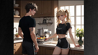 Step Sister Seduces Step Brother While Parents Are Out - Part 1
