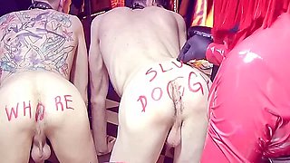 Strict Stepmom Decided To Teach Her Stepsons To Serve! Femdom Humiliation Threesome. Arya Grander 16 Min