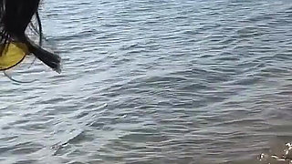 Sex on Ilhabela Beach with the Naughty Dread Hot
