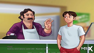 Summertime saga - Jerk off a Little on Bed E1 # 77