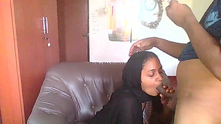 Behind the Scenes of Hijab Office MILF Had a Visitor Neighbor Boy