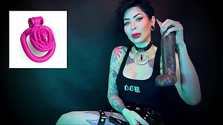 Locktobet Task for Sissies: Clitty Chastity and Big Black Cocks