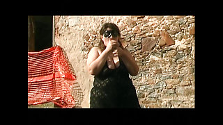 Hottest Outdoor Doggy Fuck for a Slutty Blonde Italian Cougar Big Ass Vol 2