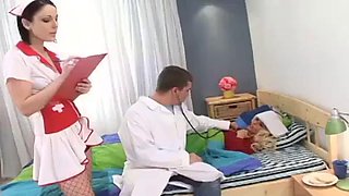 Lesbian milfs plays the nurse ft. Swinger, Gangbang, Orgy, Strapon  Teen: Big Tits, Big Ass  Blowjob Porn