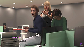 The Office - Full Story 6 - a Horny Seductive MILF Who Cheats on Her Husband witheveryone