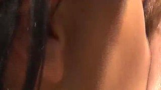 Tattooed Teen Plays with Her Step Mother Wet Bush Outside in the Pool