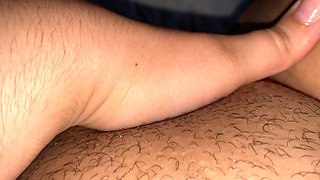 POV:Naked Latina touches and fingers until she orgasms