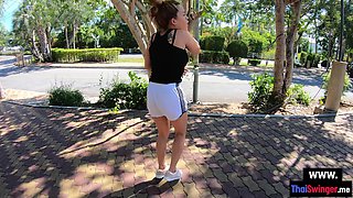 Chubbies Asian teenager enjoys amateur sex sex