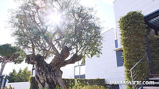 Lika Star, Sex by the Pool - Private Porn Sex Videos