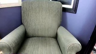 Ass Plugged Tranny Jerking Off Real Hard