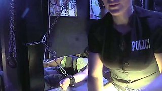 Mistress Tirza NL - Anal fuck bondaged on the bed at the