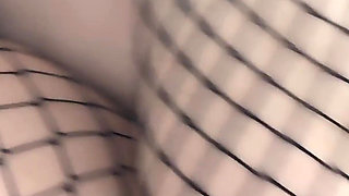 Handjob with Latex Gloves Leads Into Doggy and Missionary