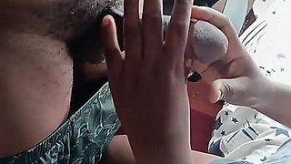 Hot Black Girl Playing with His Boyfriend Black Hard Dick