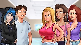 College girl with a sexy voice gets down to business