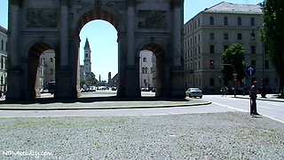 Amateur ass ramming outdoors