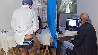 Wife Went To The Ultrasound Next To The Cuckold And Came Out Pregnant!