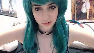 Cute blonde teen Lindsey solo toying pussy and ass