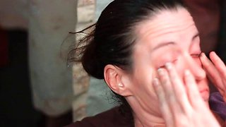 More Double homemade amateur Facial action
