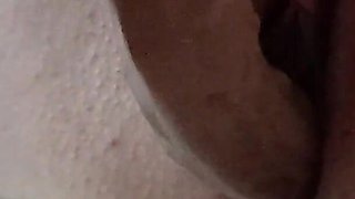 Close-up of a Dildo and My Pussy