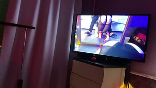 #15 (full) Fucking Doggy Style in Front of the Mirror in Nylon Stockings