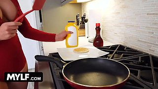 She's desperate to have the robber's knob in her mouth ~ free-for-all utter mylf scene