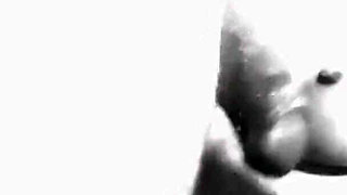 Slut on Her Knees Eating Cock Drooling Full of Saliva