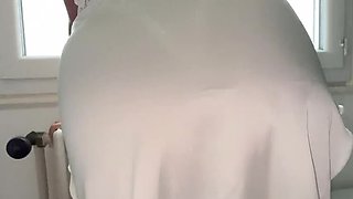 Step Mom Anissa Hale Fingered Hard While On Phone With Dad - Cheating Wife Orgasm