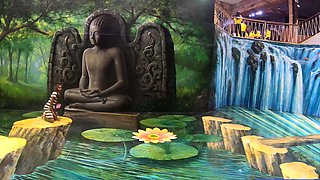 Big ass Thai GF museum visit and fuck