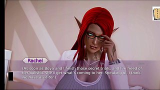 Waifu Academy episode featuring a redhead mature waifu and steamy stories