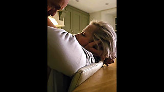 Cheating Mature Housewife Gets Fucked in Her Kitchen by Horny Neighbour