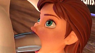 Olaf Aggressively Searches for His Carrot and Dirty Anna !