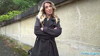 Megane Lopez gets a huge cock in her tight pussy POV