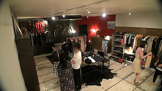Too Many Secret Glances at the Alluring Clerk in a Fashion Shop
