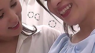 Oil Massage and Lesbian Breast Play: Sumire Seto and Mirei Kitano