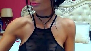 Hot girl play with pussy and show herself