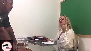 Raquel Cardoso Da Rosa Big Booty Teacher Fucked Hard In Classroom