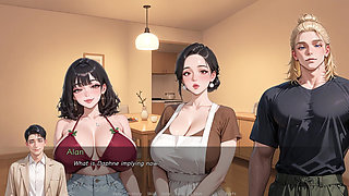 Who's Getting Spanked & Fucked by Bwc Behind the Door? -ntr"d by My Friend Cheating Route #3 Ai Animated Visual Novel