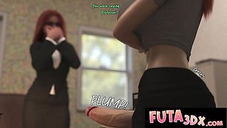 Pulchritudinous nymph - oral sex - Futa3DX