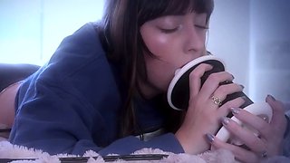 SkepticalPickle ASMR - Comfy Cozy Ear Licking in Bed