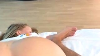 Petite blonde teen amateurs hardcore fun at home