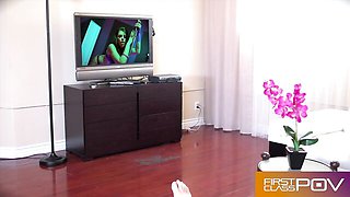 Throatfuck dirt with beauty Adriana Chechik from First Class POV