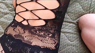 Trampy platinum-blonde doll is hotwife on her bf with a glorious stud, in a motel bedroom