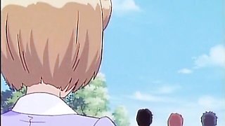 Squeaky hottie at japanese movie