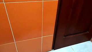 Big Cock Guy Fucks Small Tit Latina Before Her Bath